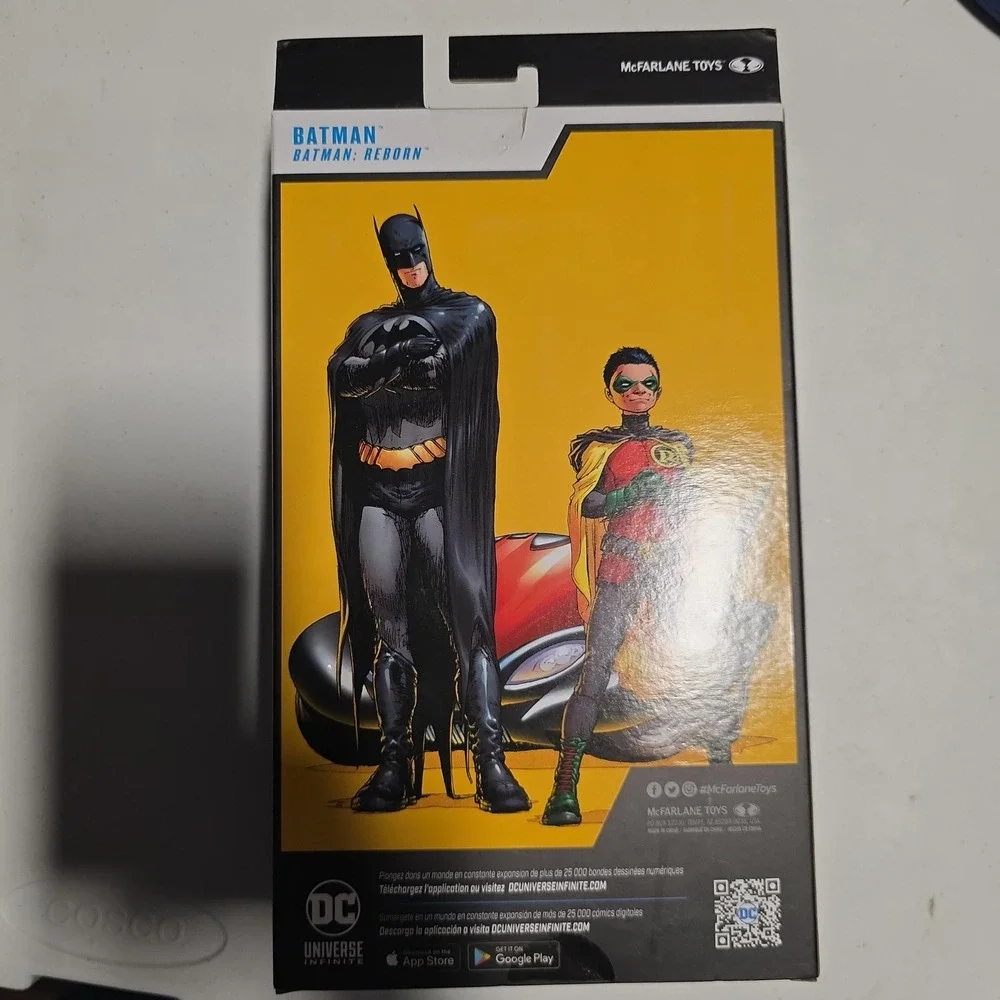 McFarlane DC Multiverse Batman Reborn Platinum Edition Blue Grey Action‎ Figure